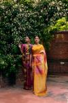 Coral Kanjivaram Silk Saree