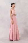 Pink silk Lehenga set