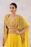 Yellow Organza Co-ord Set