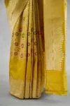 Sunrise Yellow Katan Silk Saree