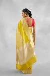 Sunrise Yellow Katan Silk Saree