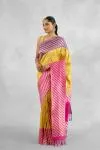 Sunflower Yellow Katan Silk Saree