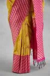 Sunflower Yellow Katan Silk Saree