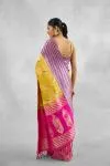 Sunflower Yellow Katan Silk Saree