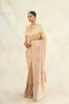 Molten Gold Tissue Silk Saree