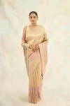Molten Gold Tissue Silk Saree