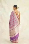 Tourmaline Purple Katan Silk Saree