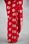 Crimson Red Banarasi Khaddi Georgette Saree