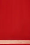 Vermillion Red Satin Silk Saree