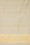 Beige Pure Handloom Munga Tussar