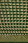 Forest Green Crepe Saree