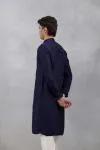 Navy Threadwork Kurta Set
