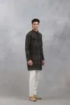 Black Festive Kurta Set