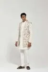 Ivory Quilting Half Jacket Set