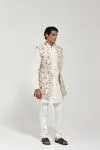 Ivory Quilting Half Jacket Set