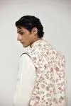 Ivory Quilting Half Jacket Set