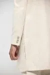 Beige Indo-western Jacket Set