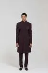 Wine Signature Sherwani Set