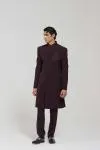 Wine Signature Sherwani Set