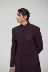 Wine Signature Sherwani Set