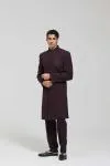 Wine Signature Sherwani Set