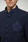 Navy Blue Signature Sherwani Set