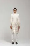 Floral Embroidered Sherwani Set