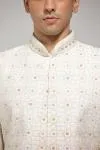 Floral Embroidered Sherwani Set