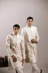 Floral Embroidered Sherwani Set