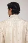 Beige Dupion Sherwani Set