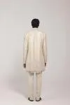 Beige Dupion Sherwani Set