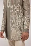 Olive Front-Open Jacket Set