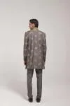 Grey Safari Indo Western Jacket Set