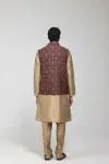 Multicolour Embroidered Half Jacket Set