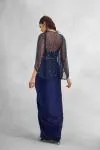 Midnight Blue Satin Co-Ord Set