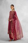 Wine Red Suit Set