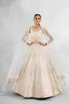 Ivory Net Lehenga Set