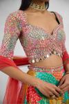 Multihue Tropical Lehenga Set 