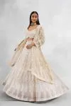 Coconut Creme Lehenga Set