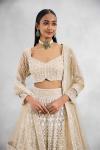 Coconut Creme Lehenga Set