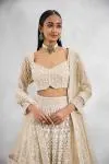 Coconut Creme Lehenga Set