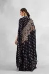 Black Printed Floor Length Kurti