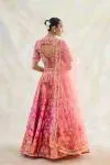 Ombre Pink Banarasi Lehenga Set 