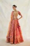 Mahogany Orange Lehenga Set