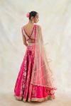 Peony Pink Banarasi Silk Lehenga Set