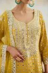 Mustard Yellow Sharara Suit Set 