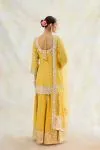 Mustard Yellow Sharara Suit Set 