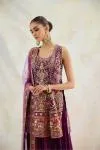 Tyrian Purple Sharara Set
