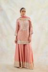 Blush Pink Tissue Sharara Set 
