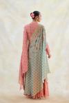 Old Rose Ombre Floor Length Kurti 